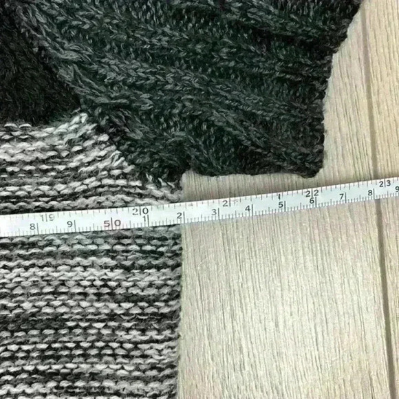 Notations Black & Grey Knit Sweater Dress Size Large - Picture 8 of 9